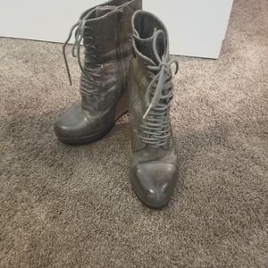 Gray Vince Camuto boots